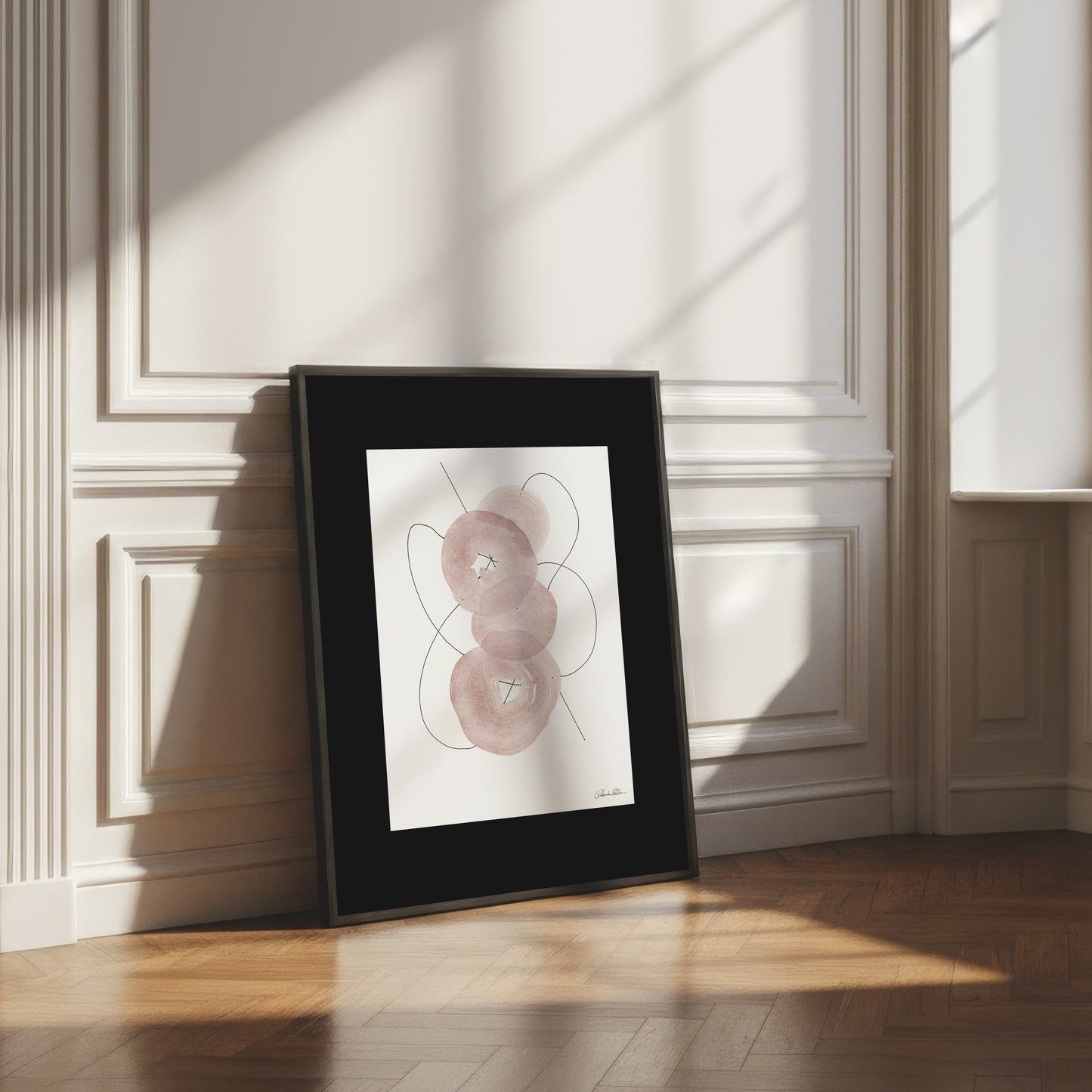 Materia en flor - Enmarcada