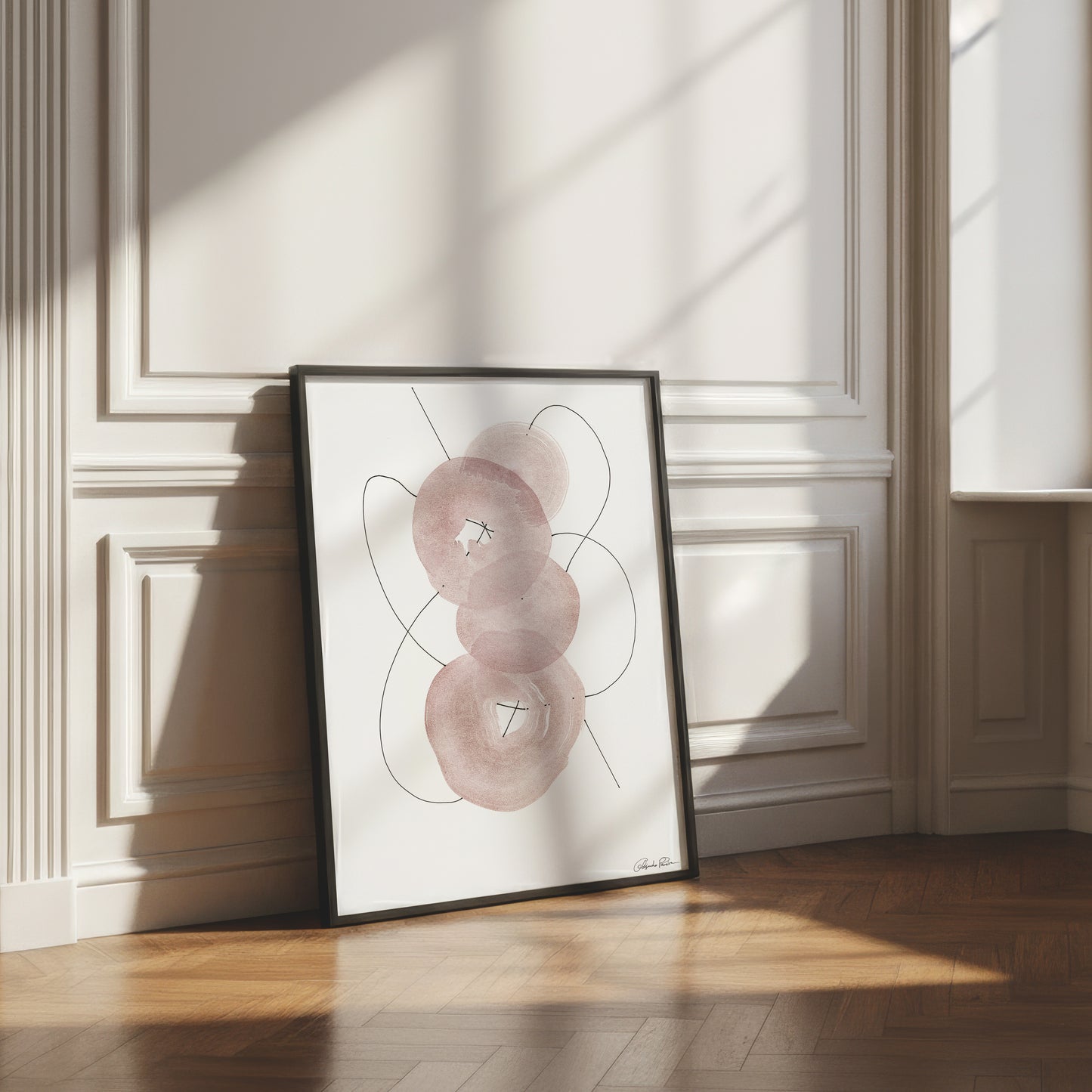 Materia en flor - Enmarcada