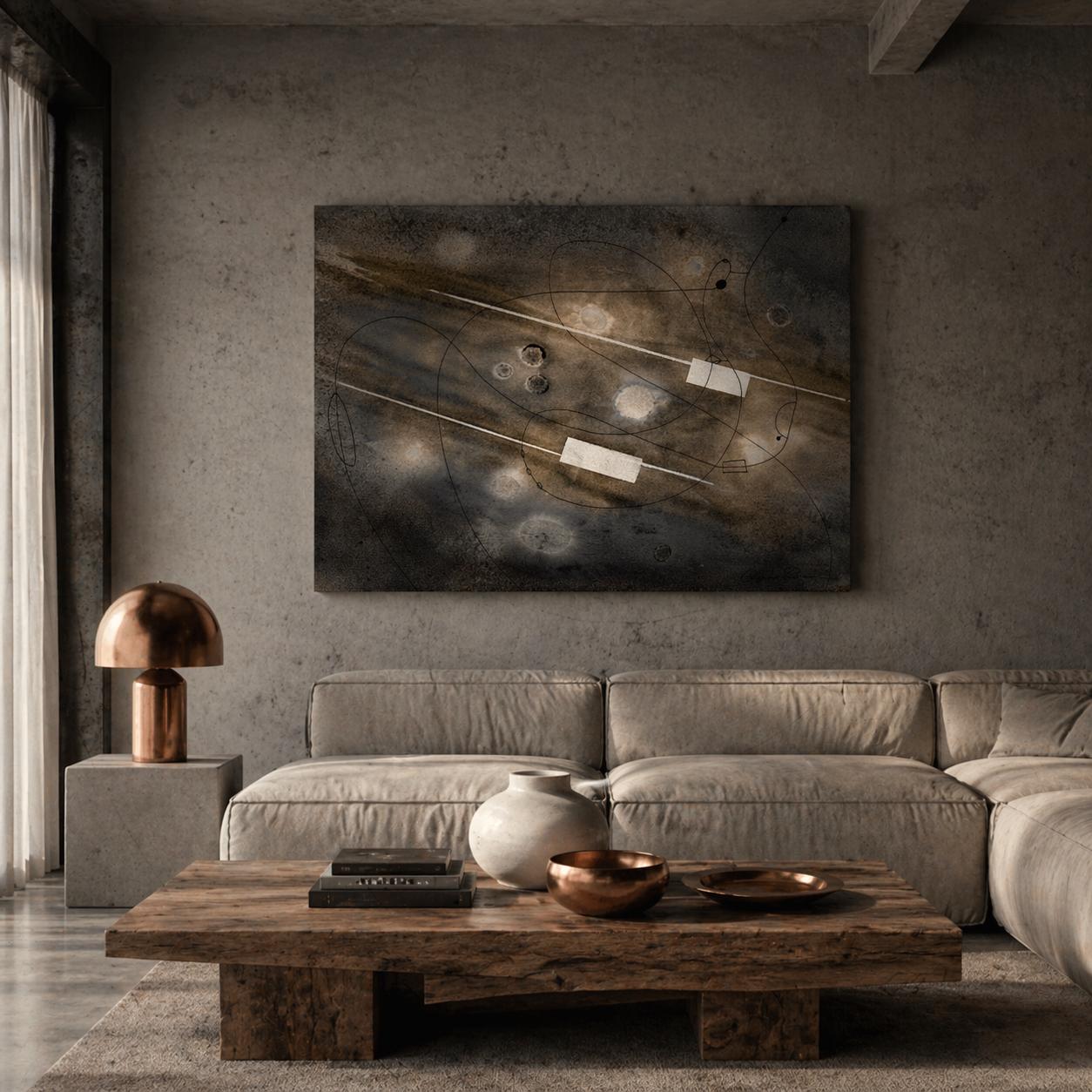 Tránsito en atmósfera extraña · Canvas